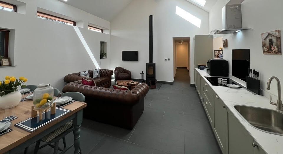Stone barn conversion, North Devon