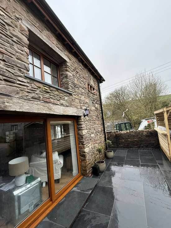 Barn conversion by G Stanbury Building Services near Lynton & Lynmouth, Devon