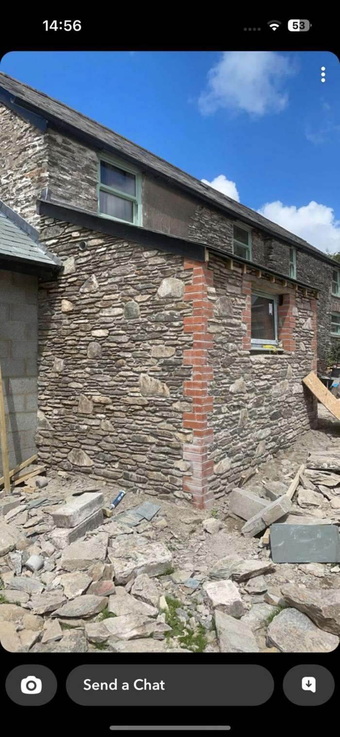 Extension and building work by G Stanbury Building Services near Bideford, Devon