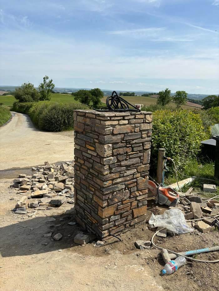 Natural stonework by G Stanbury Building Services near Instow, Devon